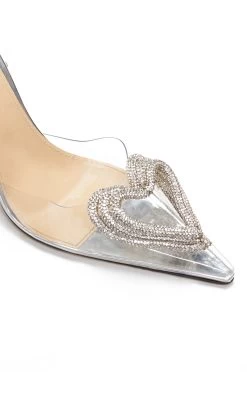 Triple Heart PVC Pumps 13 Triple Heart PVC Pumps -Lady Fashion Store mach mach clear triple heart pvc pumps 4