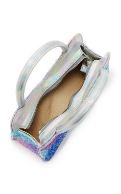 Bow Galaxy Glitter Top Handle Bag 13 Bow Galaxy Glitter Top Handle Bag -Lady Fashion Store mach mach multi bow galaxy glitter handbag 4