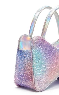 Bow Galaxy Glitter Top Handle Bag 15 Bow Galaxy Glitter Top Handle Bag -Lady Fashion Store mach mach multi bow galaxy glitter handbag 6
