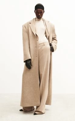 Magda Butrym Cashmere-Blend Wide-Leg Pants