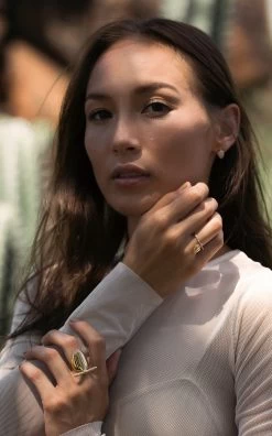 18k Yellow Gold Lazarus Large Ring -Lady Fashion Store maison tjoeng gold 18k yellow gold lazarus large ring 2