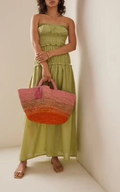 Manebi Panier Raffia Tote Bag