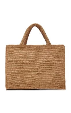 Manebi Sunset Raffia Natural Large Tote Bag -Lady Fashion Store manebi neutral sunset raffia natural large tote bag 2