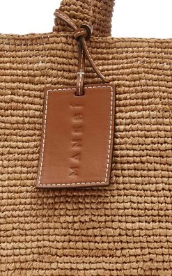 Manebi Sunset Raffia Natural Large Tote Bag -Lady Fashion Store manebi neutral sunset raffia natural large tote bag 4