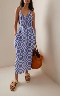 Sydney Cotton-Blend Midi Dress