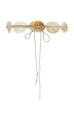 Playa Shell Belt -Lady Fashion Store marlies grace off white playa shell belt 4