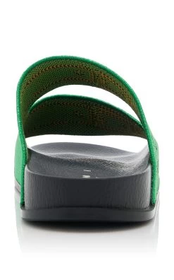 Marni Trompe-l'œil Jacquard Sandals -Lady Fashion Store marni green trompe l oeil sandal 5