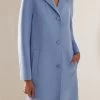 Balmacaan Wool Coat 1 Balmacaan Wool Coat -Lady Fashion Store michael kors blue balmacaan coat