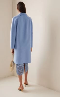 Balmacaan Wool Coat 8 Balmacaan Wool Coat -Lady Fashion Store michael kors blue balmacaan coat 2