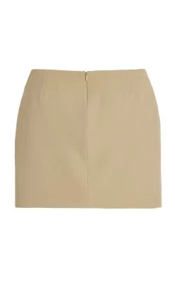 Wool Slice Skirt -Lady Fashion Store michael kors neutral slice skirt 4