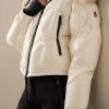Groisy Nylon Légere Down Jacket -Lady Fashion Store moncler grenoble white groisy bomber