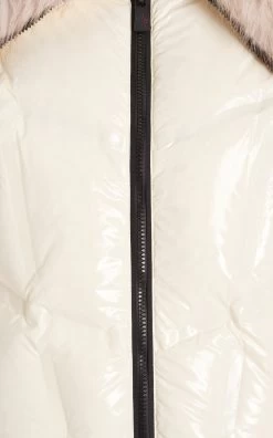 Groisy Nylon Légere Down Jacket -Lady Fashion Store moncler grenoble white groisy bomber 3