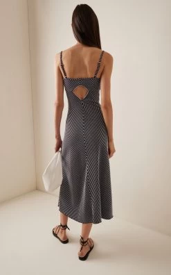 Billy Maxi Dress -Lady Fashion Store more noir stripe billy dress 2