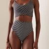 Chloé Bikini Set -Lady Fashion Store more noir stripe chloe bikini set