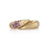 Urban Pure 18K Yellow Gold Big Ring -Lady Fashion Store nada ghazal gold urban pure 18k yellow gold big ring