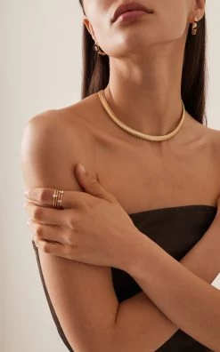 18K White And Yellow Gold Feelings Diamond Necklace