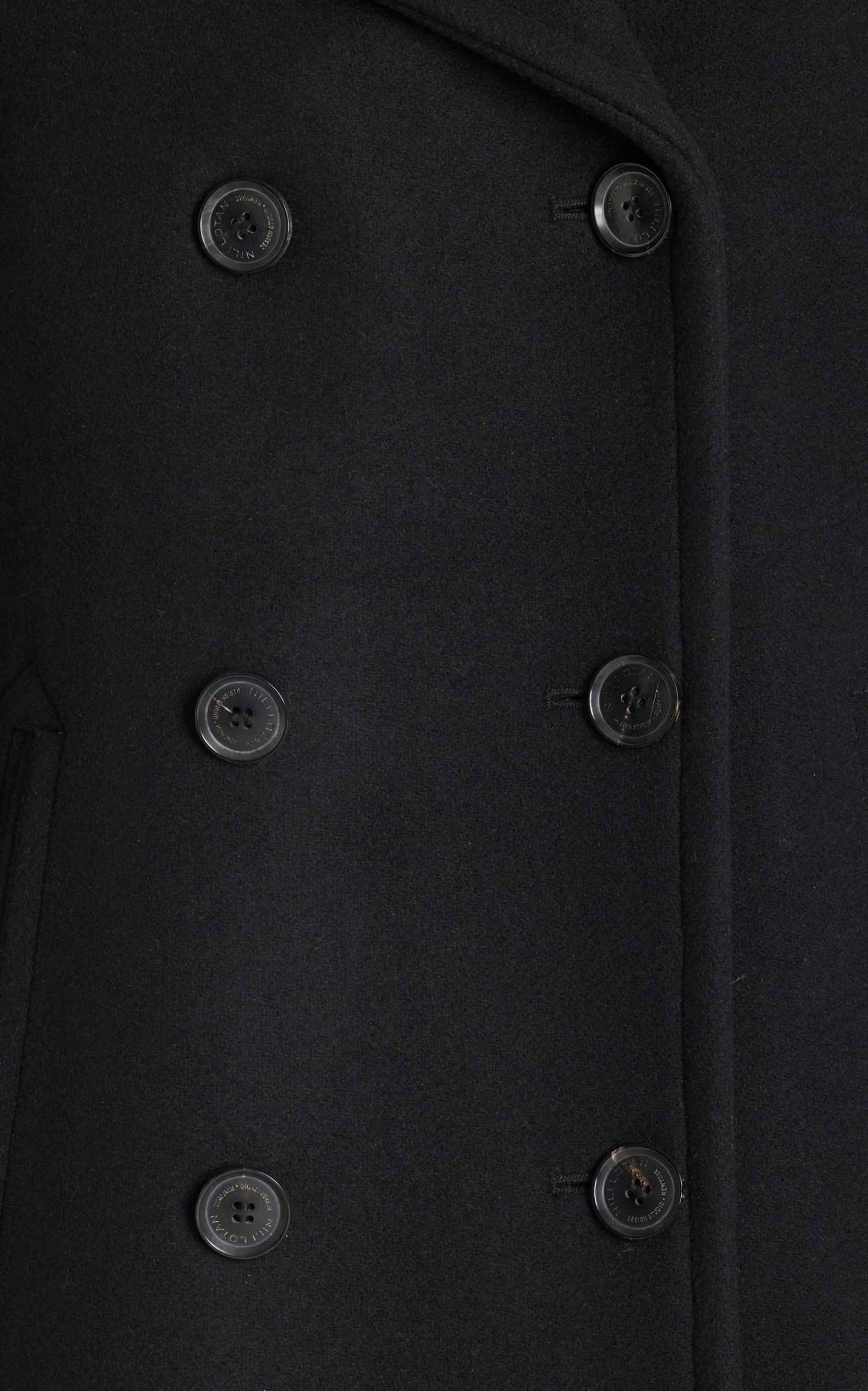 NILI LOTAN Cash Double-Breasted Wool-Twill Peacoat 7 NILI LOTAN Cash Double-Breasted Wool-Twill Peacoat - Image 5