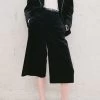 NILI LOTAN Ilford Wool Gaucho Pants -Lady Fashion Store nili lotan black ilford wool gaucho pants