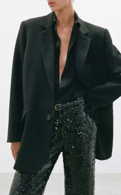 NILI LOTAN YSEULT SEQUINS PANT