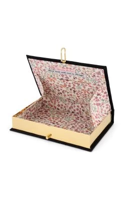 Le Fleurs Du Mal Book Clutch -Lady Fashion Store olympia le tan black le fleurs du mal book clutch 2