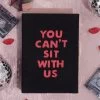 You Can't Sit With Us Book Clutch 1 You Can't Sit With Us Book Clutch -Lady Fashion Store olympia le tan black you can t sit with us book clutch