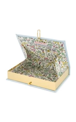 A Greek Love Story Linen Book Clutch -Lady Fashion Store olympia le tan blue a greek love story linen book clutch 2