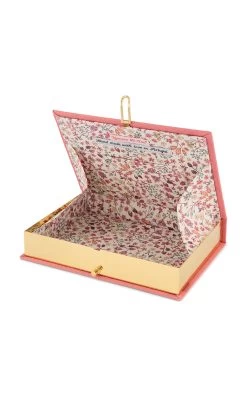 Amoureuse Book Clutch -Lady Fashion Store olympia le tan pink amoureuse book clutch 2