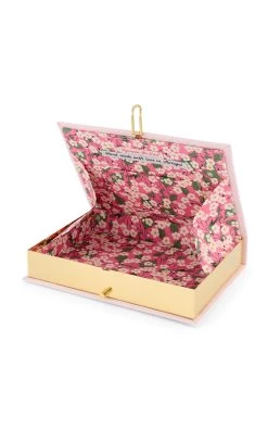 Clueless Kisses Book Clutch -Lady Fashion Store olympia le tan pink clueless kisses book clutch 2