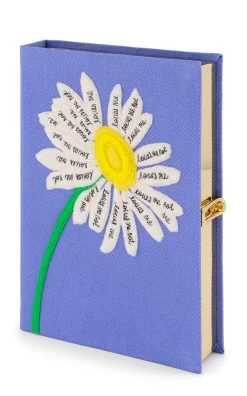 Love Me, Love Me Not Book Clutch -Lady Fashion Store olympia le tan purple love me love me not book clutch 3