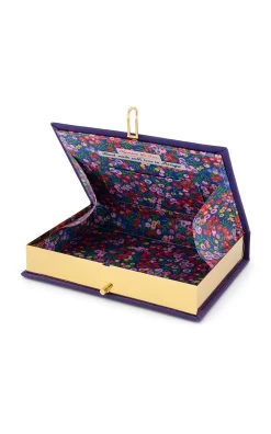 The Picture Of Dorian Gray Book Clutch -Lady Fashion Store olympia le tan purple the picture of dorian gray book clutch 2
