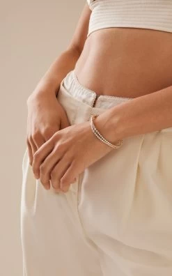 Lumiere 14K Yellow Gold Diamond Cuff