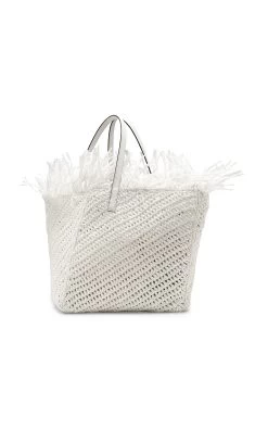 Oscar De La Renta Square Medium Raffia Tote Bag 15 Oscar De La Renta Square Medium Raffia Tote Bag -Lady Fashion Store oscar de la renta white square medium raffia tote 6