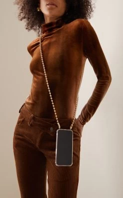 Crossbody Gold-Plated Phone Case/Cord Set