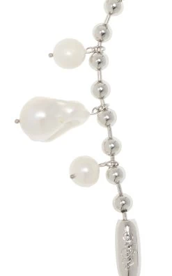 Baroque Pearl Wristlet Phone Case/Cord Set -Lady Fashion Store ossa silver baroque pearl wristlet 5
