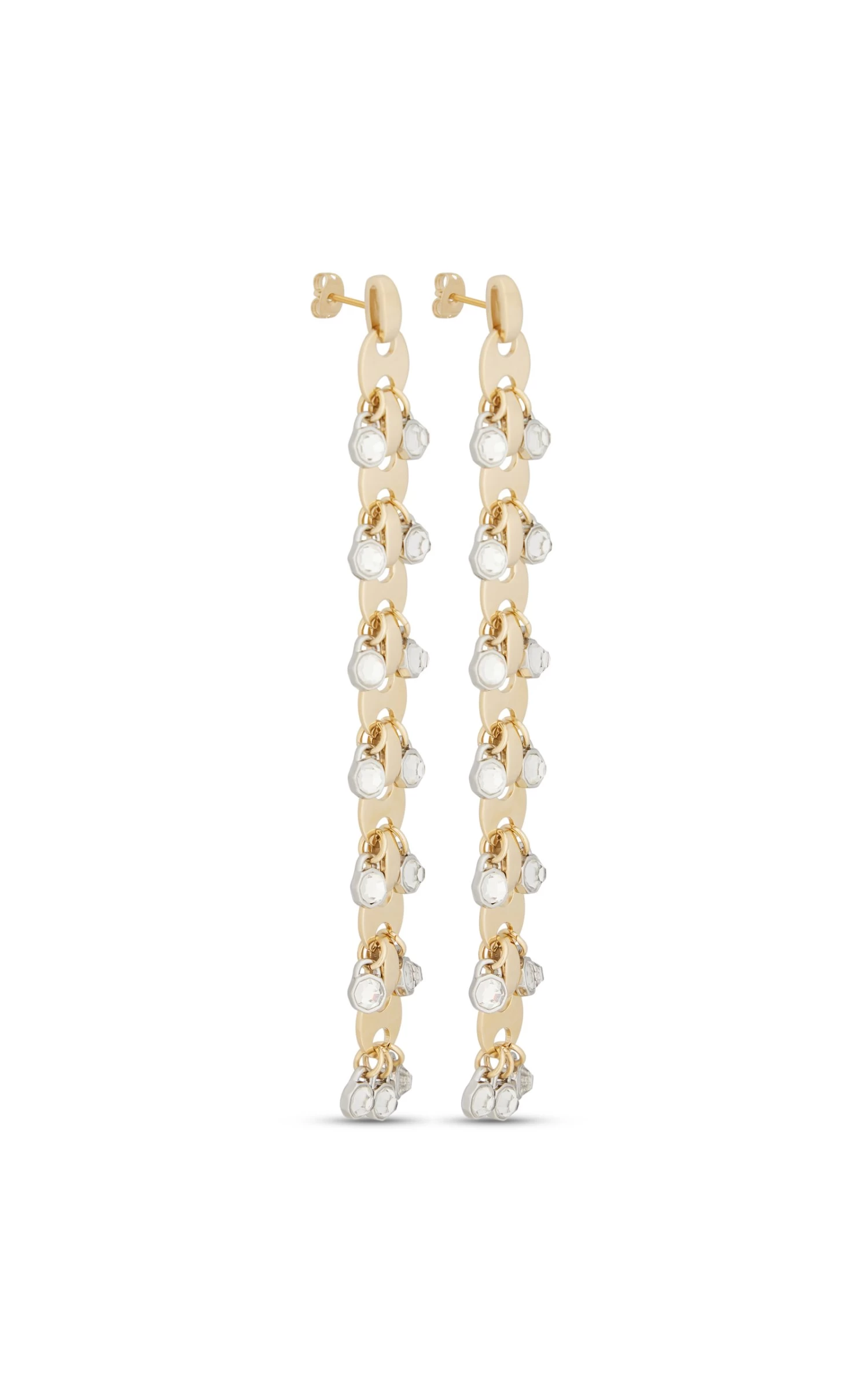 Paco Rabanne Brass Multi-Drop Earrings 4 Paco Rabanne Brass Multi-Drop Earrings - Image 2