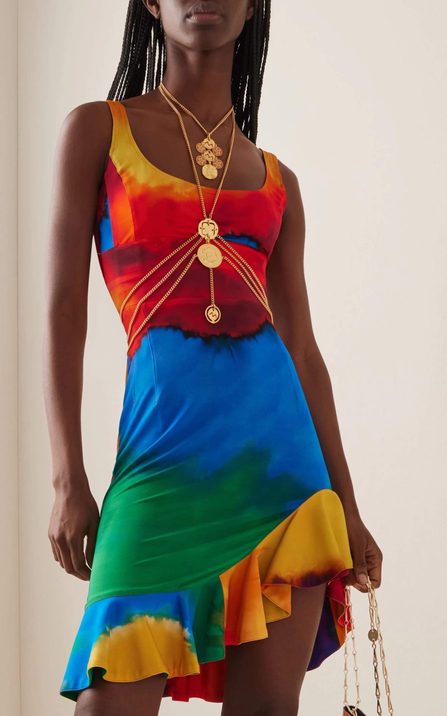 Paco Rabanne Medals Gold-Tone Body Chain 3 Paco Rabanne Medals Gold-Tone Body Chain