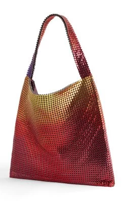 Paco Rabanne Pixel Aluminum Tote -Lady Fashion Store paco rabanne multi pixel aluminum tote 4