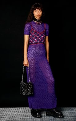 Paco Rabanne Printed Cropped Top -Lady Fashion Store paco rabanne multi printed cropped top 4