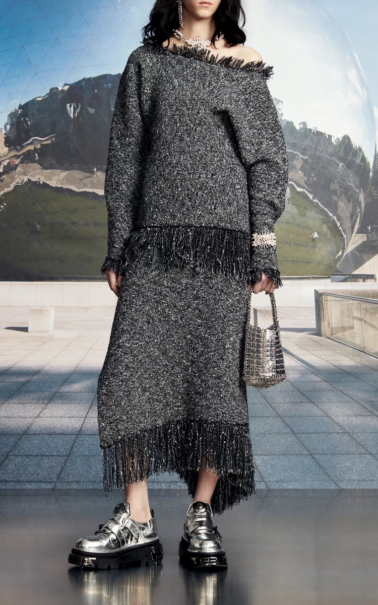 Paco Rabanne Brass & Glass Cuff 3 Paco Rabanne Brass & Glass Cuff