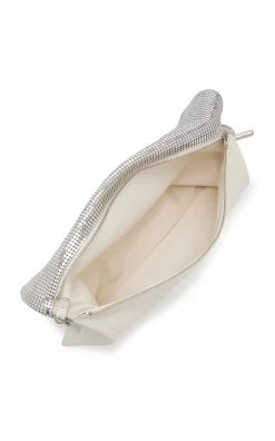 Paco Rabanne Exclusive Mesh Leather Clutch -Lady Fashion Store paco rabanne silver exclusive mesh clutch 4