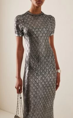 Paco Rabanne Metallic Maxi Dress