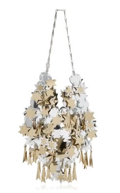 Paco Rabanne Sparkle Nano Shoulder Bag -Lady Fashion Store paco rabanne silver sparkle nano shoulder bag 2 2