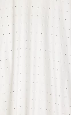 Paco Rabanne Exclusive Crystal-Embellished Satin Maxi Skirt 11 Paco Rabanne Exclusive Crystal-Embellished Satin Maxi Skirt -Lady Fashion Store paco rabanne white fw19 hot fix ecru satin skirt 4