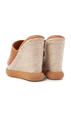 Paloma Barcelo Sahara Leather Sandals -Lady Fashion Store paloma barcelo brown sahara leather sandals 1