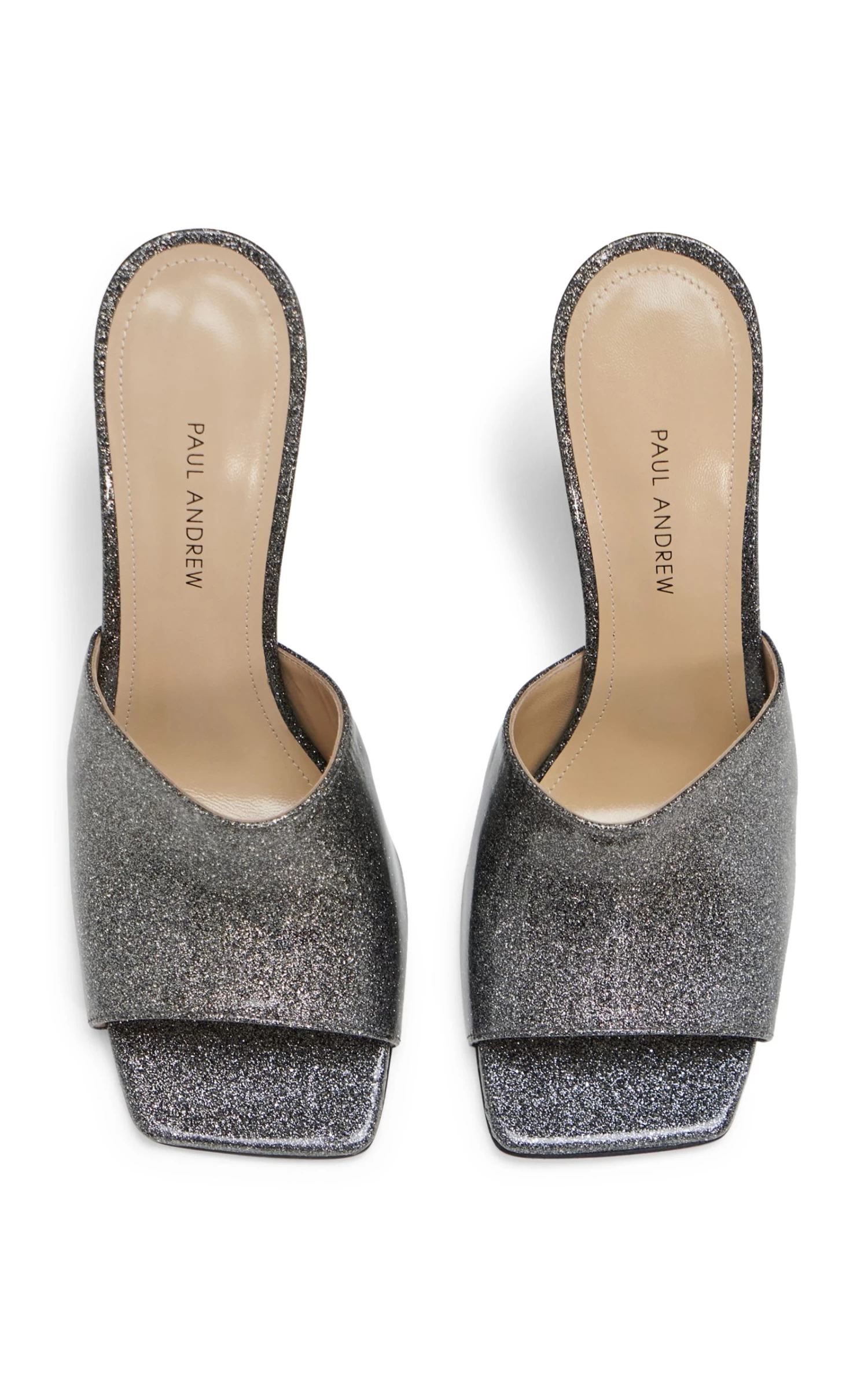 Arc Glittered Patent Leather Mules 3 Arc Glittered Patent Leather Mules