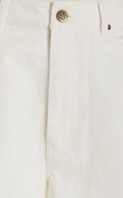 Bailey Cotton Denim Shorts -Lady Fashion Store posse white bailey cotton denim shorts 3