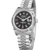 Red Sapphire Ladies DateJust Playful Petite Watch -Lady Fashion Store private label london silver red sapphire ladies datejust playful petite watch