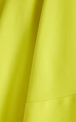 PROENZA SCHOULER Matte Viscose Knit Ruffle Dress 7 PROENZA SCHOULER Matte Viscose Knit Ruffle Dress -Lady Fashion Store proenza schouler green matte viscose knit ruffle dress 2