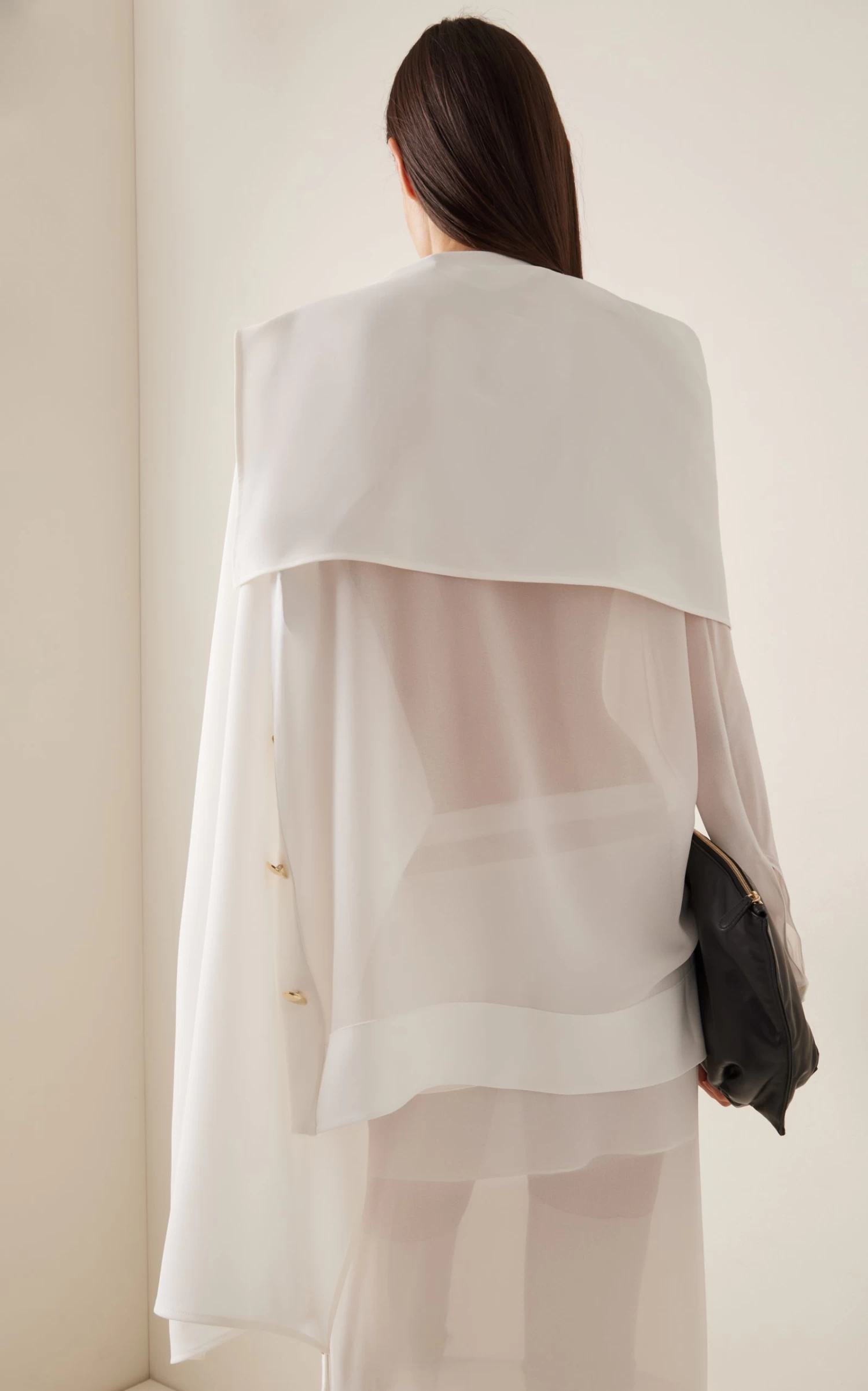 PROENZA SCHOULER Draped Chiffon Top 5 PROENZA SCHOULER Draped Chiffon Top - Image 3