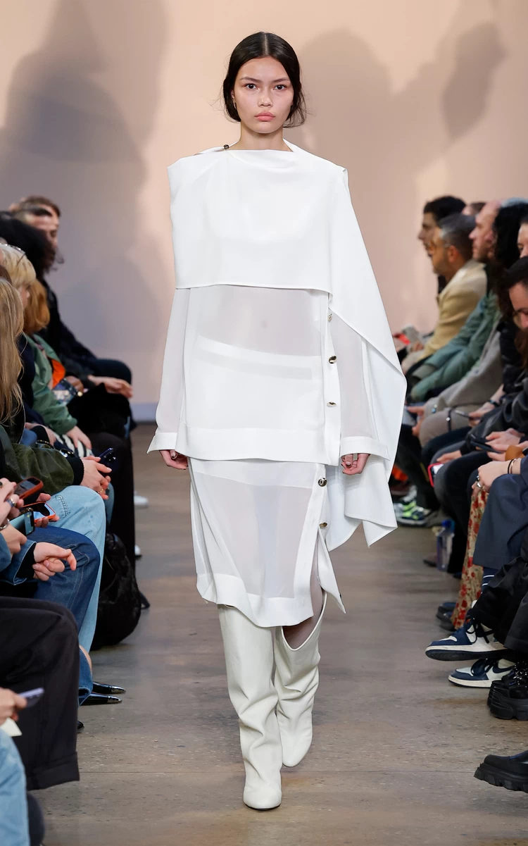 PROENZA SCHOULER Draped Chiffon Top 6 PROENZA SCHOULER Draped Chiffon Top - Image 4